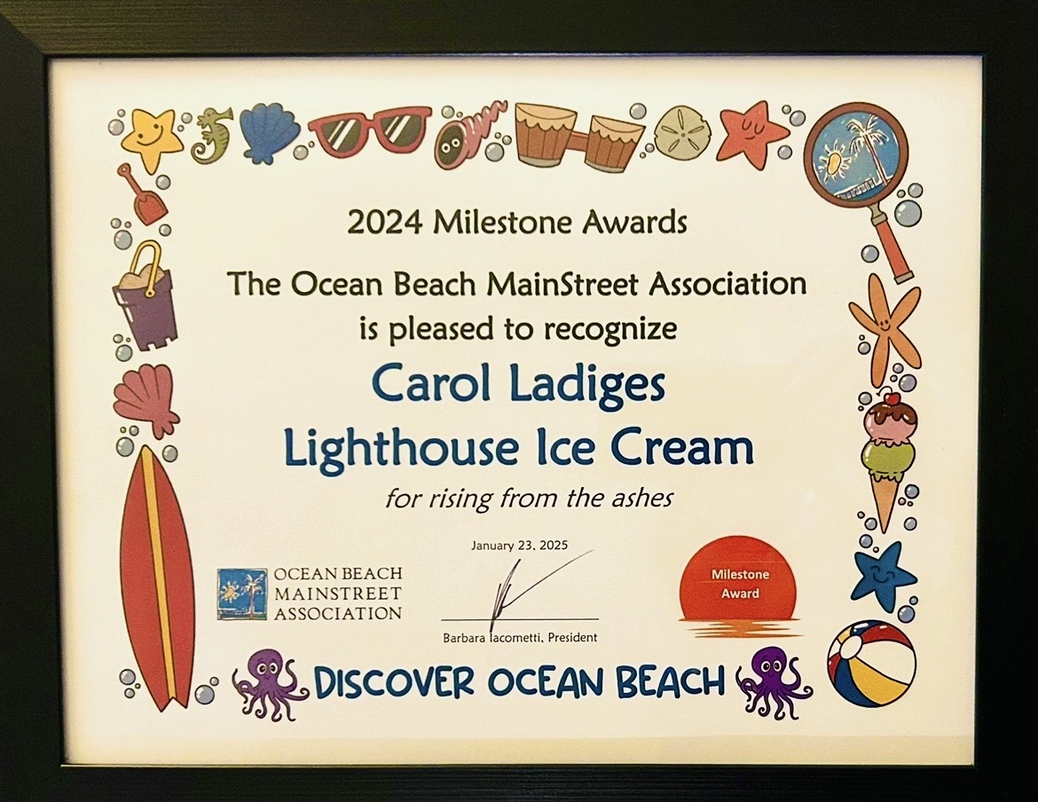 Lighthouse Icecream OBMA Award